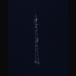 ARETE LUNA LLUVIA DE ESTRELLAS